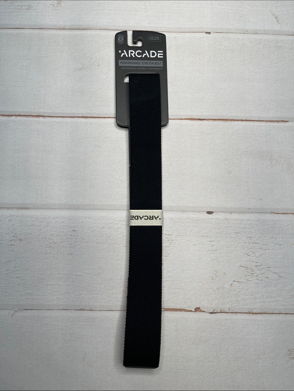 New Arcade Belt Mens Black Stretch Custom Fit 32 34 36 38 40 Adjustable Comfort